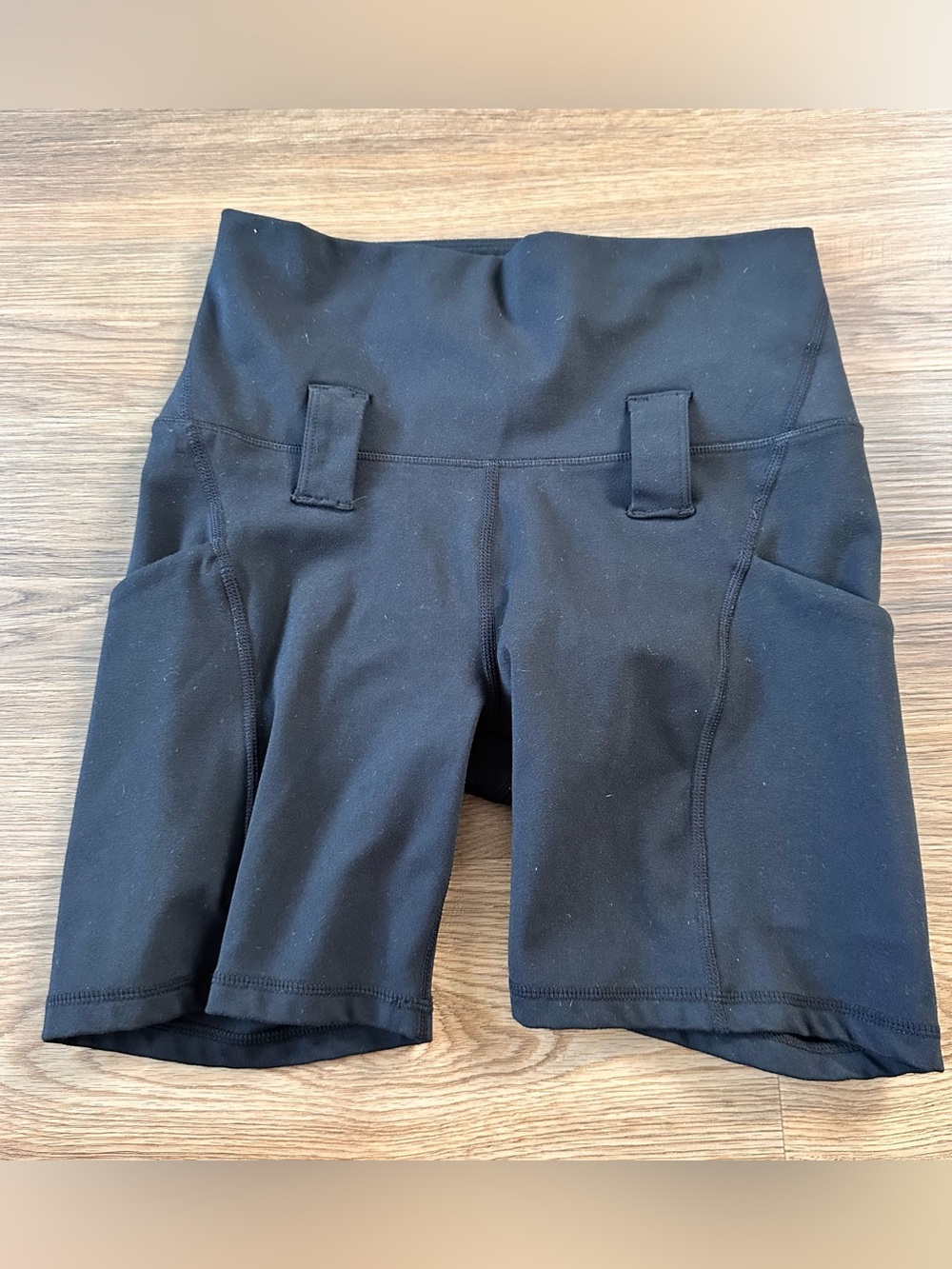 Howitzer Viscusi Biker Shorts Womens Small Black Military Grunt MFG Belt Loops